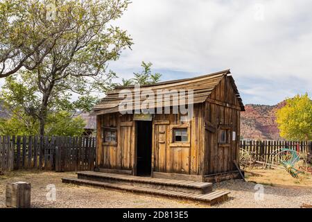 Utah, OCT 7, 2020 - Außenansicht des Little Hollywood Land Stockfoto