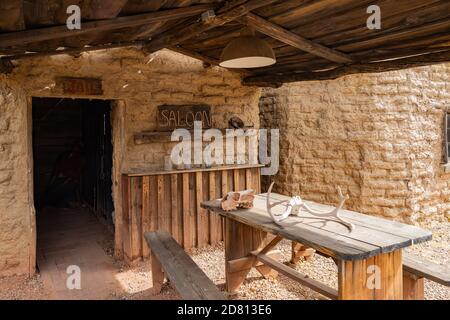 Utah, OCT 7, 2020 - Außenansicht des Little Hollywood Land Stockfoto