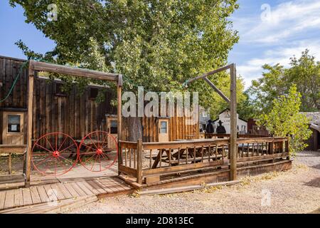 Utah, OCT 7, 2020 - Außenansicht des Little Hollywood Land Stockfoto