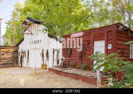 Utah, OCT 7, 2020 - Außenansicht des Little Hollywood Land Stockfoto
