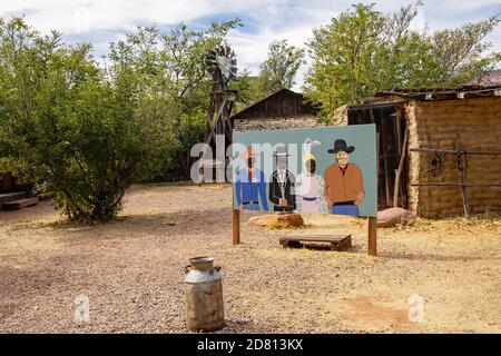 Utah, OCT 7, 2020 - Außenansicht des Little Hollywood Land Stockfoto