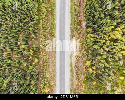 Luftaufnahme von Yukon, Kanada Stockfoto