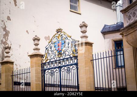 Löwen Wappen Luxemburg Tor Stockfoto