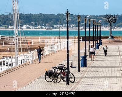 St Helier Waterfront, Jersey, Kanalinseln, Großbritannien. Stockfoto