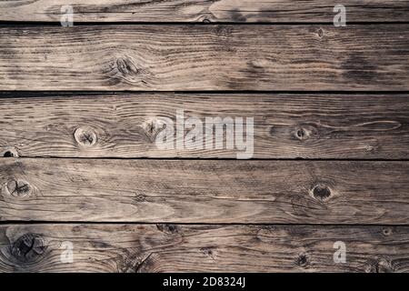Milano -10/101/2020: Holztisch Hintergrund mit Knoten, Draufsicht Stockfoto