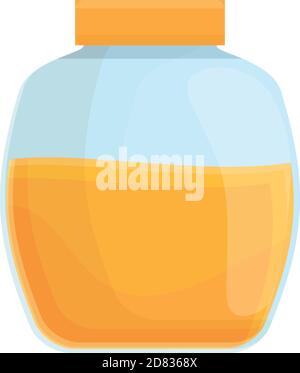 Honigtopf Symbol. Cartoon von Honey Jar vektor Symbol für Web Design auf weißem Hintergrund Stock Vektor