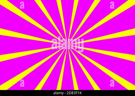 Pop Art Banner mit Strahlen. Explosionsposter. Comic-Muster mit Sonnenblitzen Stock Vektor