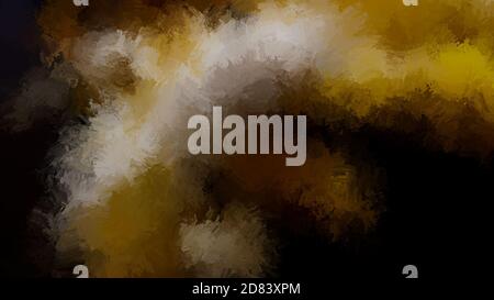 yellow, white abstract liquid brush stroke background Stockfoto