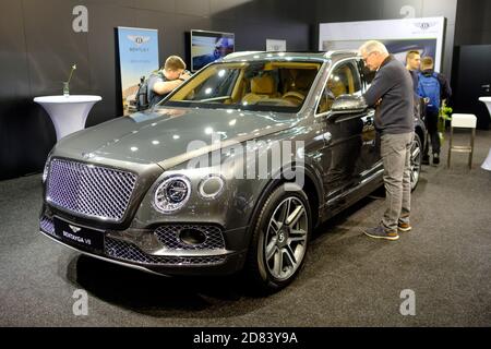 wien, österreich, jan 09 2019, wiener Autoshow, bentley bentagya Stockfoto