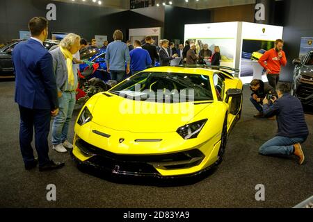 wien, österreich, jan 09 2019, wiener Autoshow, lamborghini Stockfoto