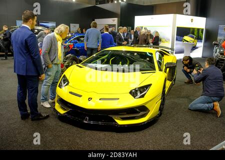 wien, österreich, jan 09 2019, wiener Autoshow, lamborghini Stockfoto