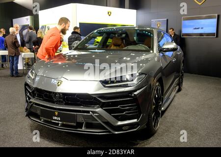 wien, österreich, jan 09 2019, wiener Autoshow, lamborghini Urus Stockfoto