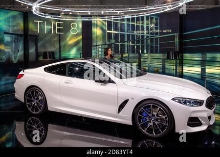 wien, österreich, jan 09 2019, wiener Autoshow, bmw Coupé Stockfoto