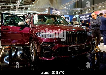 wien, österreich, jan 09 2019, vienna autoshowbmw x7 suv Stockfoto