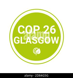 COP 26 in Glasgow, Schottland Stockfoto