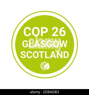 COP 26 in Glasgow, Schottland Stockfoto