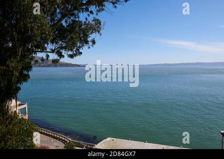 Blick von Alcatraz Island, San Francisco, Kalifornien, USA Stockfoto