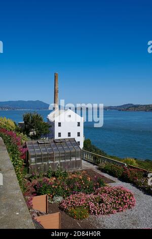 Blick von Alcatraz Island, San Francisco, Kalifornien, USA Stockfoto