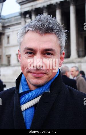 Jonathan Edwards, CBE, britischer TV-Moderator, ehemaliger Triple Jumper, Olympiasieger, Welt-, Commonwealth- und Europameister hielt den Weltrekord seit 1995 Stockfoto