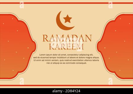Illustration Vektor Design von islamischen Hintergrund Stock Vektor