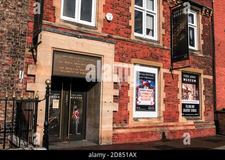York, Großbritannien, england, 24-10-2020, Gebäude außerhalb des York Museum eine Attraktion für den Tourismus Stockfoto