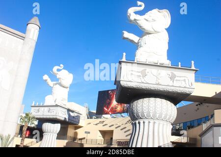 Hollywood and Highland Shopping Center am Hollywood Boulevard, Los Angeles, Kalifornien, USA Stockfoto