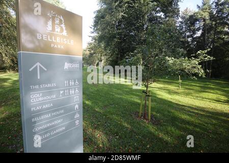 Ayr, Schottland, 07. Oktober 2019 Belleisle Park, Ayr Stockfoto