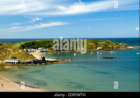 Porth Dinllaen, Nefyn, Lleyn Peninsula, Gwynedd, Nordwales. Stockfoto