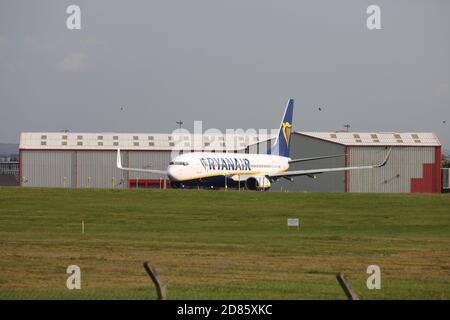 Prestwick, Schottland, 30. Juli 2019 Flugbewegungen sind in Glasgow Prestwick Airport Credit : Alister Firth Stockfoto