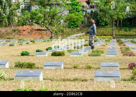 Commonwealth Krieg Friedhof in Ambon, Süd-Molukken, Indonesien Stockfoto