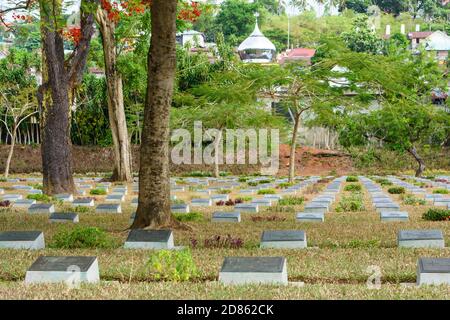 Commonwealth Krieg Friedhof in Ambon, Süd-Molukken, Indonesien Stockfoto