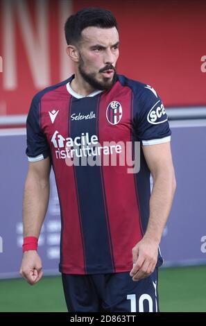 Nicola Sansone von Bologna beim Fußballspiel Coppa Italia Bologna FC gegen Reggina im Renato Dall'Ara Stadion in Bologna, Italien, 27. Oktober 2020. Foto Michele Nucci /lm Stockfoto