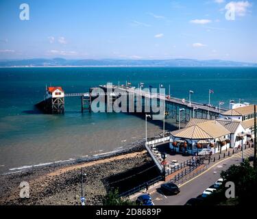 Murmbles Pier, Swansea Bay, Swansea, S. Wales. Stockfoto