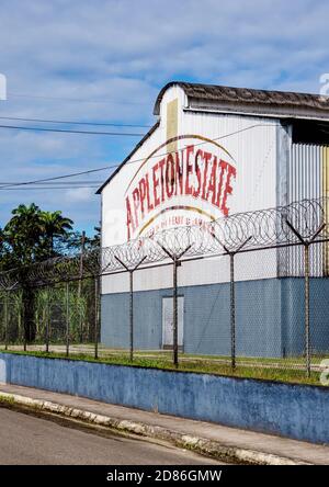 Appleton Estate Rum Factory Aging House, Nassau Valley, Saint Elizabeth Parish, Jamaica Stockfoto