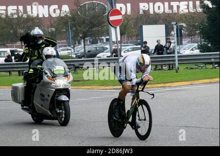 Filippo Ganna, Ineos Grenadiers während Cernusco sul Naviglio - Mailand, Giro d'Italia, cernusco sul naviglio, Italien, 25 Oct 2020 Credit: LM/Silvia Colo Stockfoto