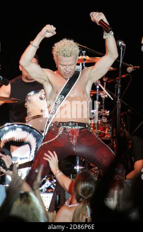 Billy Idol in concert at Sunfest, Palm Beach, FL, 4/30/05 [[cad]] Stockfoto