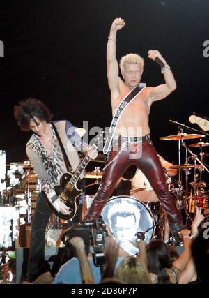 Billy Idol in concert at Sunfest, Palm Beach, FL, 4/30/05 [[cad]] Stockfoto