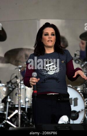 Lisa Marie Presley live im Konzert auf dem Sunfest, Palm Beach, FL, 4/30/05 [[cad]] Stockfoto