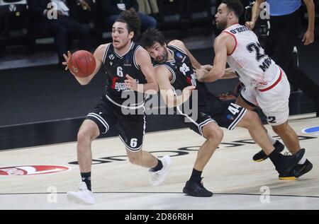 Bologna, Italien. Oktober 2020. 21/10/2020 - Alessandro Pajola von Virtus Segafredo Bologna während des Eurocup-Spiels Virtus Segafredo Bologna gegen AS Monaco - Photo Michele Nucci /LM Credit: Michele Nucci/LPS/ZUMA Wire/Alamy Live News Stockfoto