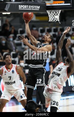 Bologna, Italien. Oktober 2020. 21/10/2020 - Vince Hunter von Virtus Segafredo Bologna während des Eurocup-Spiels Virtus Segafredo Bologna vs AS Monaco - Photo Michele Nucci /LM Credit: Michele Nucci/LPS/ZUMA Wire/Alamy Live News Stockfoto