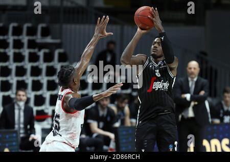 Bologna, Italien. Oktober 2020. 21/10/2020 - Awudu Abasss von Virtus Segafredo Bologna während des Eurocup-Spiels Virtus Segafredo Bologna gegen AS Monaco - Foto Michele Nucci /LM Credit: Michele Nucci/LPS/ZUMA Wire/Alamy Live News Stockfoto