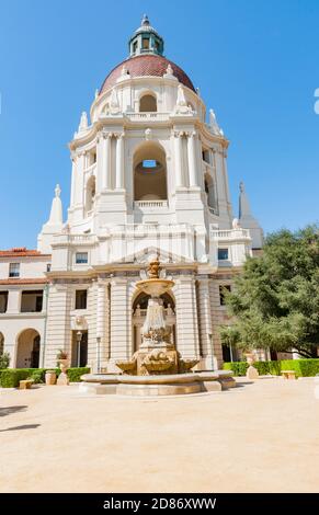 Pasadena City Hall im Mittelmeer Revival und Spanish Colonial Revival Stil Stockfoto