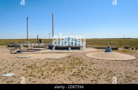 Minuteman Rakete National Historic Site Stockfoto