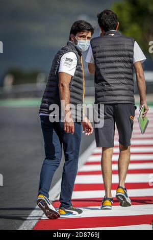 SAINZ Carlos (Spa), McLaren Renault F1 MCL35, Portrait während der Formel 1 Heineken Grande PR Credit: LM/DPPI/Paulo Maria Stockfoto