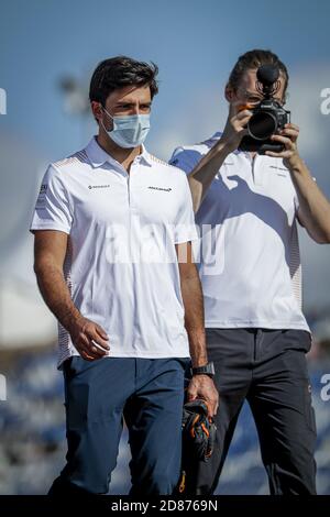 SAINZ Carlos (Spa), McLaren Renault F1 MCL35, Portrait während der Formel 1 Heineken Grande PR Credit: LM/DPPI/Paulo Maria Stockfoto