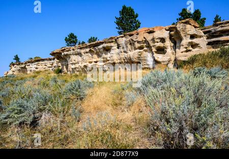 Rosebud Battlefield State Park Stockfoto