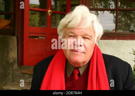 Rosia, Sibiu County, Rumänien. Porträt des Autors und lutherischen Pfarrers Eginald Schlattner. Stockfoto