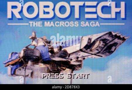 Robotech - The Moquer Saga - Nintendo Game Boy Advance Videospiel – nur für redaktionelle Zwecke Stockfoto