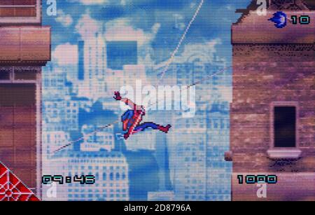 Spider-man - Nintendo Game Boy Advance Videogame - redaktionelle Verwendung Nur Stockfoto