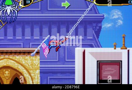 Spider-Man 2 - Nintendo Game Boy Advance Videogame - Editorial Nur verwenden Stockfoto